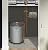 GE Appliances 18 Gallon Versatile Electric Water Heater with Adjustable Thermostat & Drain Valve, Side Port Lowboy, Point of Use, 240 Volt