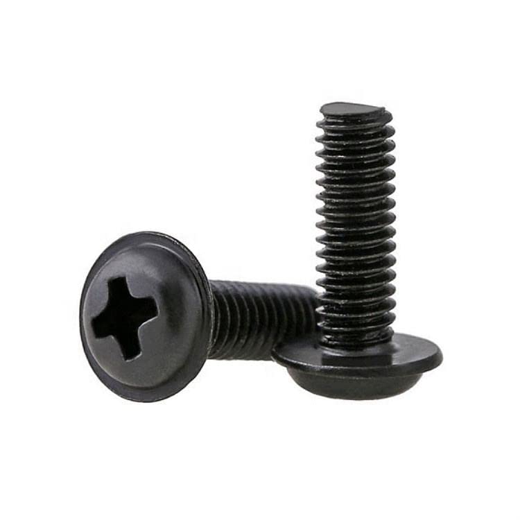 Image of Rely⇒VP INDUSTRIES (Pcs-25) M6x20 mm Pan Combination Phillips-Slotted with washer screw