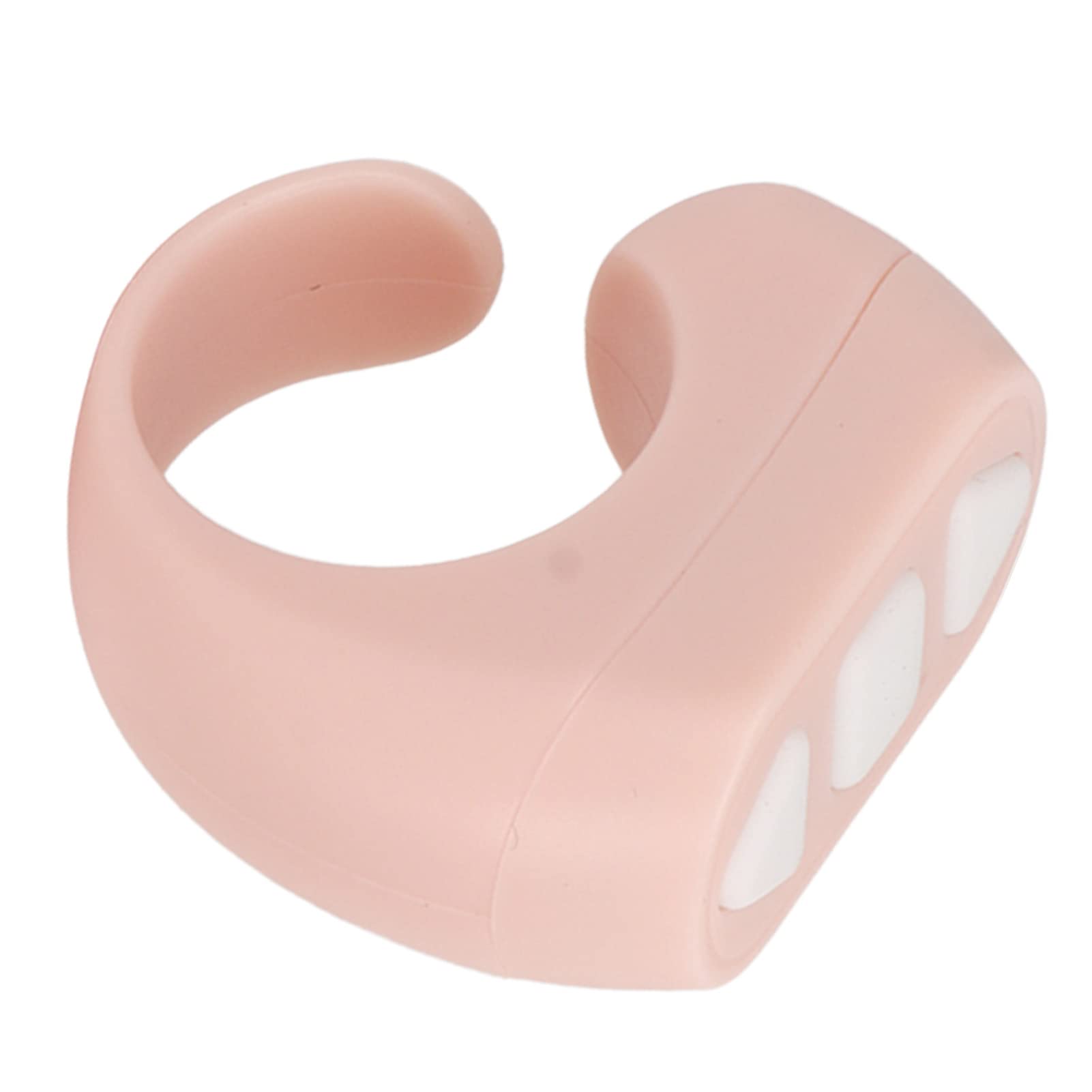 Bluetooth Page Turner Ring pour Kindle APP, Compatible iOS Android (Rose)