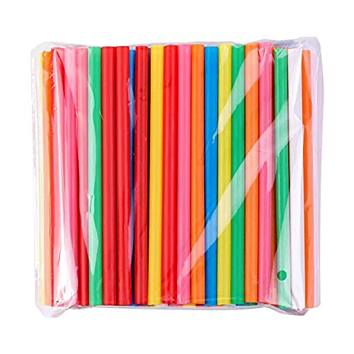 Pitillos reutilizables jumbo colores brillantes pack 100 miniatura 4