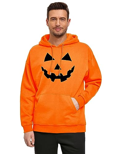 AOBUTE Halloween Hoodie Men Long Sleeve Novelty Party Sweatshirt with Pocket3