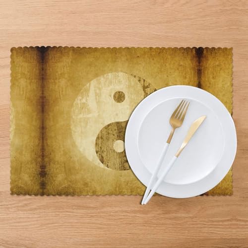 Sets de table de Noël Yin Yang : protégez votre table des taches - 8