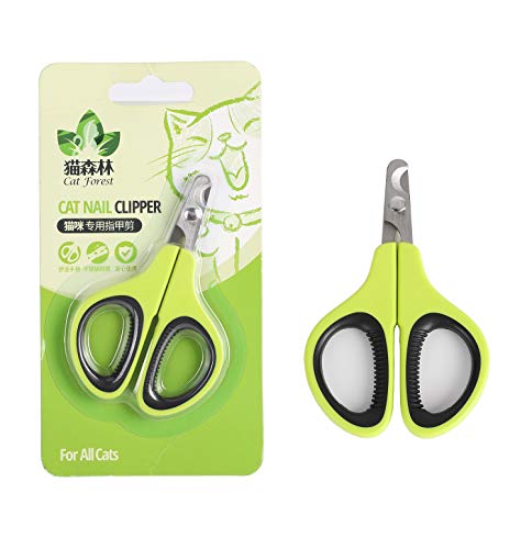 Cat Nail Clippers with Razor Sharp Blades - Pet Nail Clippers for Small Animal - Professional Claw Trimmer for Tiny Dog Kitten Bunny Rabbit Bird Guinea Pigs Ferret Hamsters - Sharp, Safe