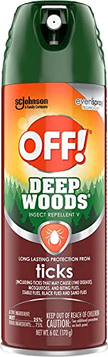 Off! Deep Woods Tick Repellent Aerosol 6 Ounce (Pack of 2)
