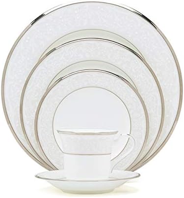 Noritake Silver Palace 20-Piece Dinnerware Place Setting, Service for 4
