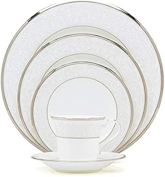 Noritake Silver Palace 20-Piece Dinnerware Place Setting, Service for 4