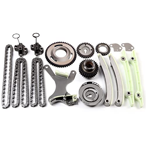 OCPTY Timing Chain Kit fits for 9-0393SD 90393SD for Dodge Dakota Durango Ram 1500 for Jeep Commander Grand Cherokee 4.7L 2002 2007
