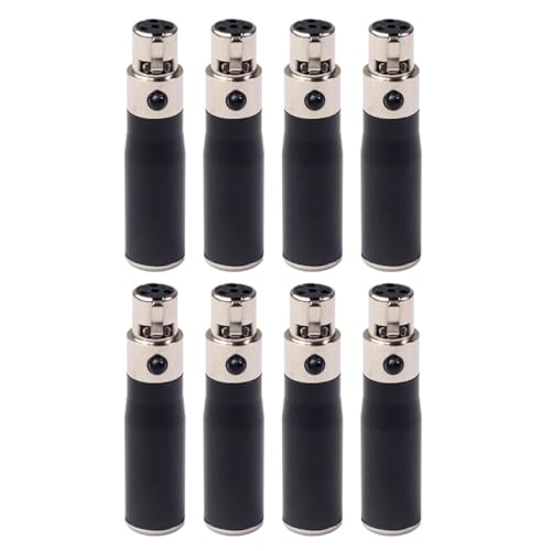 Adaptateur XLR Mini 3 broches mâle audio Hi-Fi en alliage premium pour studio