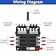 UCkasayfy 6 Fach KFZ Sicherungshalter 12v Sicherungskasten Flachsicherung ATC/ATO 16 Sicherungen fuse holder mit LED-Anzeige für car auto, boat, camper, caravan