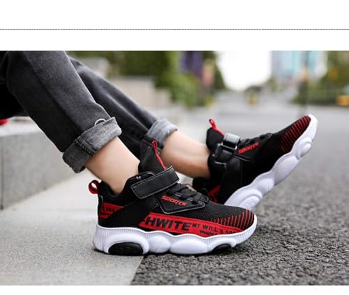 Children's Sports Shoes Flying Weaving Girls Shoes Recreational Sports Popular Single Shoes Travel Soft Boys Bear Sneakers3