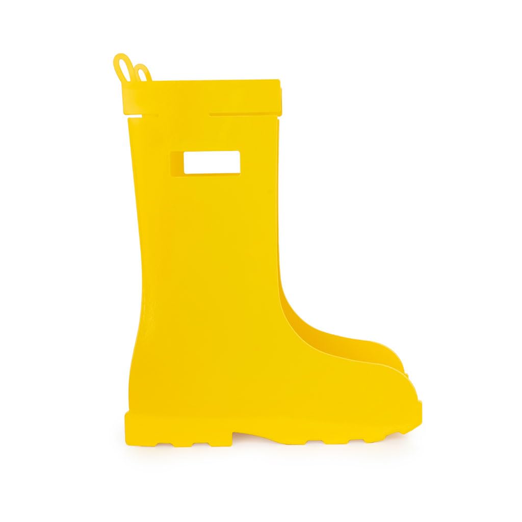 Balvi Porta ombrelli Rain Boots Colore Giallo Facile circolazione dell'Aria e con vaschetta per la ra