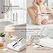 Skin Moisture Analyzer, 0-99.9% Accuracy Digital Skin Tester with Large LCD Display, Portable Rechargeable Facial Skin Detector for Face Oil & Hydration, Skincare Tool for Home Salon