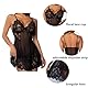Sexy Babydoll-Dessous für Damen, Babydoll Nachtwäsche Kleid aus Spitzennetz, verstellbares durchsichtiges Netz-Nachthemd, Min Camisole Pyjamakleid, Bodysuit Nachthemdrock aus floraler Spitze