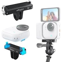 Coyktonty Quick Release Mount/Magnetic Adapter for Insta360 Go Ultra Camera,Camera ABS Mount Adapter for Tripods & Selfie Sticks, Vlogging