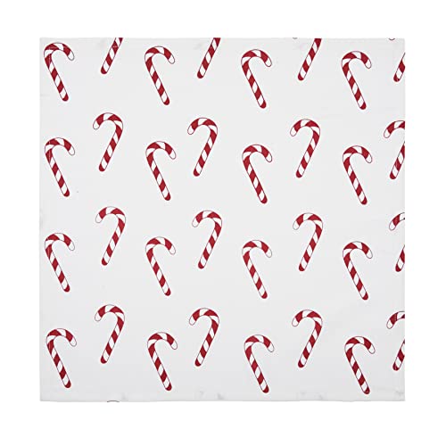Servilleta C&F Home Candy Cane Wishes Roja miniatura 2