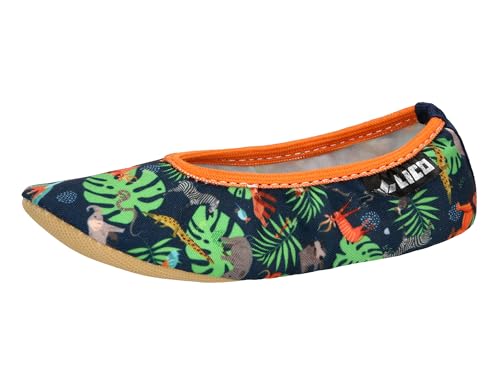 Lico - Lico G1 Chaussures de Gymnastique, Bleu Marine/Orange, 40 EU