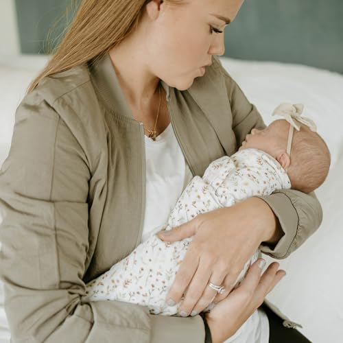 Image of Little Unicorn Muslin Swaddle Blanket for Newborns & Infants | Soft & Breathable Fabric | Baby Blanket for Swaddling, Nursing, Shower Gifts (Floral Field)