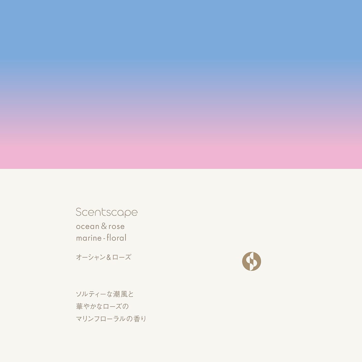 Nippon Kodo Nippon Kodo Incense, Scentscape Ocean & Rose, 30 Sticks 38216, Made in Japan, Blue Pink