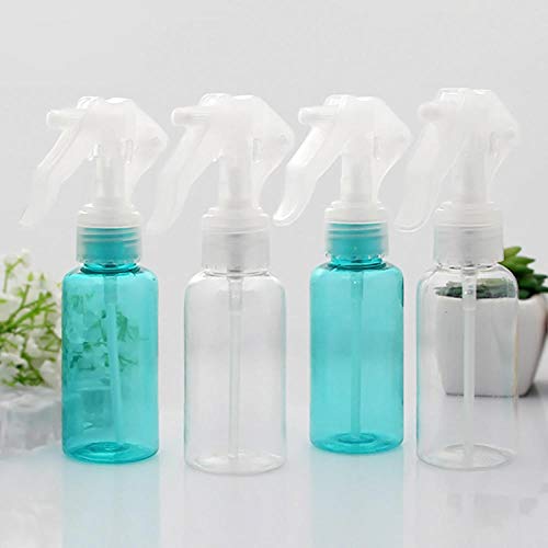 Preisvergleich Produktbild 80 ml quadratische Triggersprühflasche Haustierkosmetikflasche, unterteilt in Flaschen, zum Reinigen von Bewässerungswerkzeugen für Blumengärten, 5 Packungen-Grün