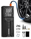 E-SMARTER Gonfleur Pneus Voiture sans Fil, 150PSI Gonfleur Electrique Protection Contre Le Surgonflage, Inflation Rapide Compresseur À Air Portatif, Compresseur Voiture pour Pneus, Autres Gonflables