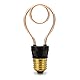 Suprema Dekorative LED-Glühbirne mit LED-Lichtkabel, warmes Licht 1800 K, E27, 240 lm, 220–240 V, Leistung 5 W, Maße 60 x 129 mm, nicht dimmbar