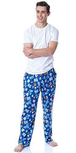 Nickelodeon Mens' Blue's Clues Icon Tossed Print Sleep Pajama Pants2