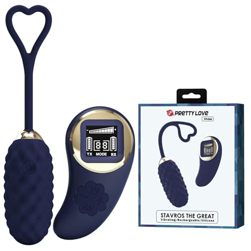 Pretty Love Vivian Vibromasseur oeuf Bleu Foncé Ø3x71 cm