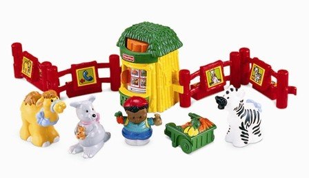 FISHER PRICE Spielset Tierfreunde LITTLE PEOPLE