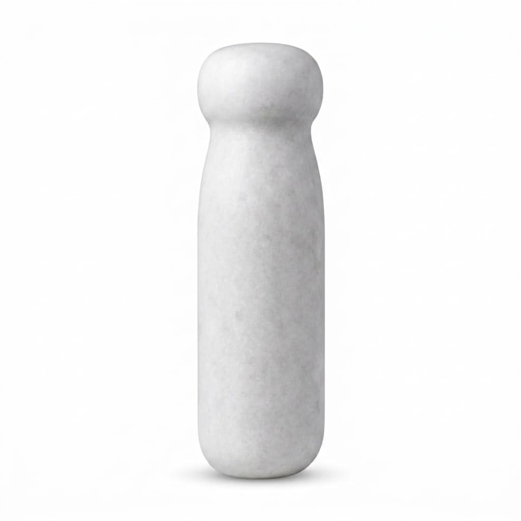 ZAFORRA White Marble Pestle - Traditional Musal -1