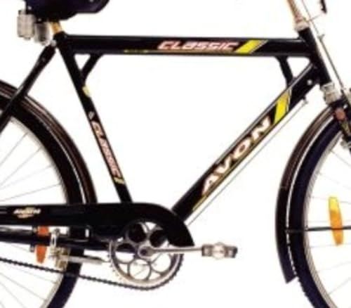 Image of ARORA GODOWN Mens Avon Cycle Classic DLX 22IN Frame BICYCYCLE,Wheel: 29T Road Bike, Black,Rigid, 22 Inches