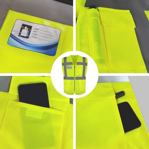 Graunton High Vis Vests, Hi Vis Vests for Men Women High Visibility Safety Vest for Traffic Management public safety - Image 4