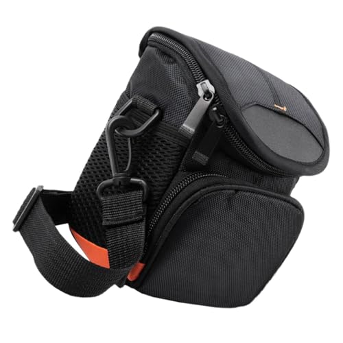 Zerodeko Funda de Cámara de Nailon Resistente para A6000 A6300 A5100, Bolso de Hombro Compacto para Almacenamiento y Protección, Estuche Portátil para Viaje y Senderismo