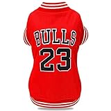 Dog Clothes Basketball Mesh Breathable T-Shirt,Pet Clothes Puppy Sportswear Spring/Summer Fashion Dog Shirt. (Red, XX-Large)