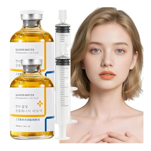 Sérum antiarrugas de salmón, reafirmante y lifting, hidratante, mejora la función barrera para rostro y cuerpo, apto para todo tipo de pieles,2pcs
