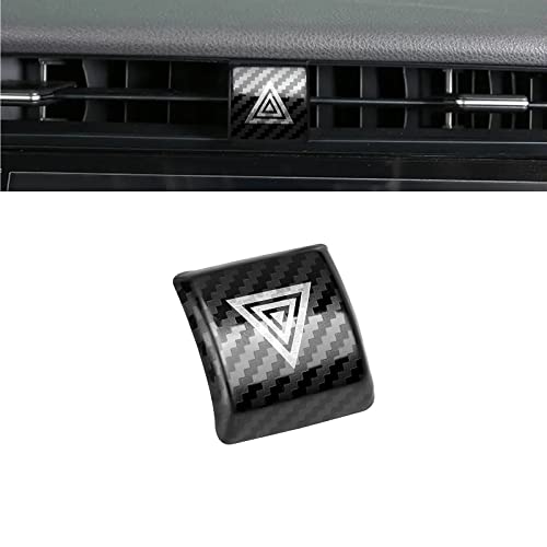 Garniture d'interrupteur d'urgence en fibre de carbone premium pour Toyota Camry