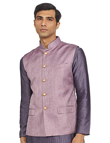 Image of Ethnix by Raymond Ethnix Mens Regular Fit Bundi
