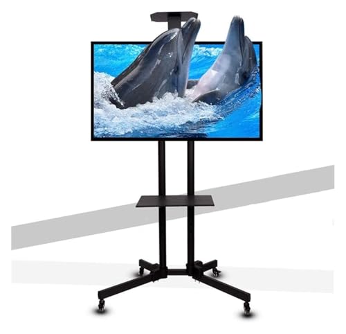 Soporte móvil para TV con ruedas ajustable en altura miniatura 1
