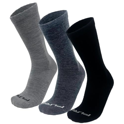 Alpaca Wool Socks - Made in the USA, Athletic Crew Sock for Running, Hiking, Work, Men and Women, Lightweight