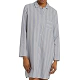 Hanro - Loungy Nights - Nachthemd Langarm (L Soft Stripe)