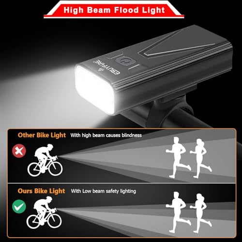 EBUYFIRE Luces Bicicleta Delantera y Trasera LED Recargable USB, 3 Modos, IPX5 Impermeable Luces Seguridad para Ciclismo de Montaña y Carretera(3 LED) - imagen 6