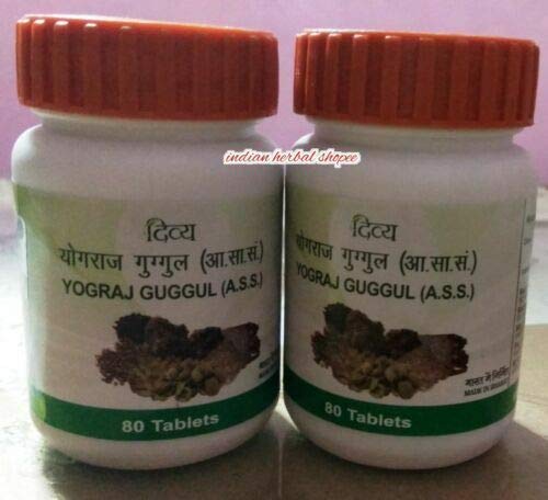 3XPatanjali Herbal Divya Yograj Guggul { Yograj Guggulu } 40 gm