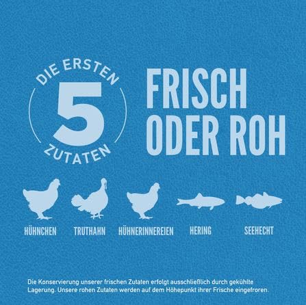 Orijen Dog Original | Doppelpack | 2 x 340 g | Alleinfuttermittel für ausgewachsene Hunde | 85% hochwertige tierische Zutaten | Überzug aus gefriergetrockneten rohen Zutaten