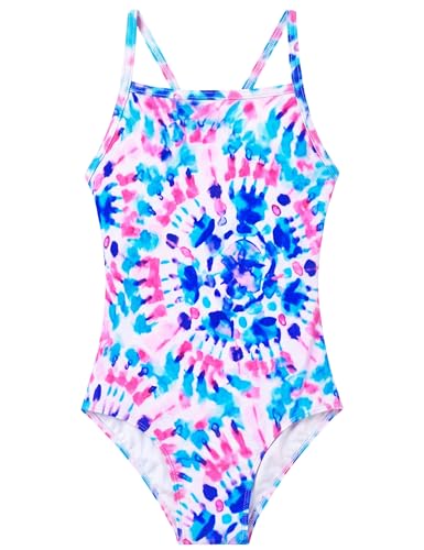 Image of Girls Swimsuits One-Piece Bathing Suits Multicolor Kids Sport Summer Beach Swimwear for 2-10 Years Old