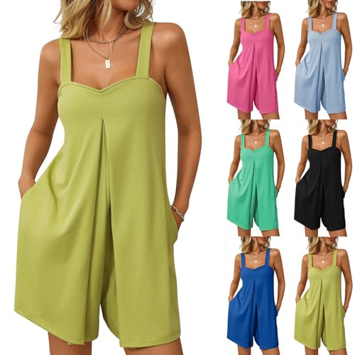 Combinaison short jambes larges fluide contre la chaleur - 5