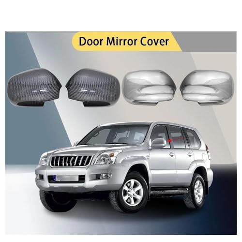 Couverture rétroviseur Toyota Land Cruiser Prado J120 2003 2004 2005-2009 chrome - 2
