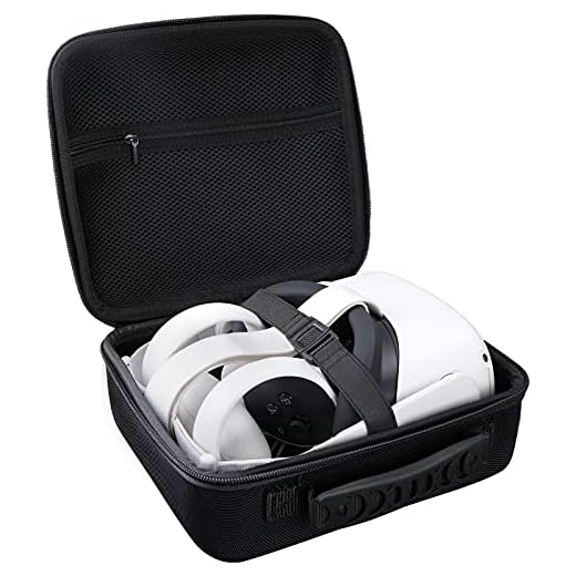 DESTEK VR Carrying Case for Oculus Quest 2 /Oculus Go/Samsung Gear, VR Headset Hard Travel Case, Virtual Reality Storage Bag VR Gamepad Controller Portable Case
