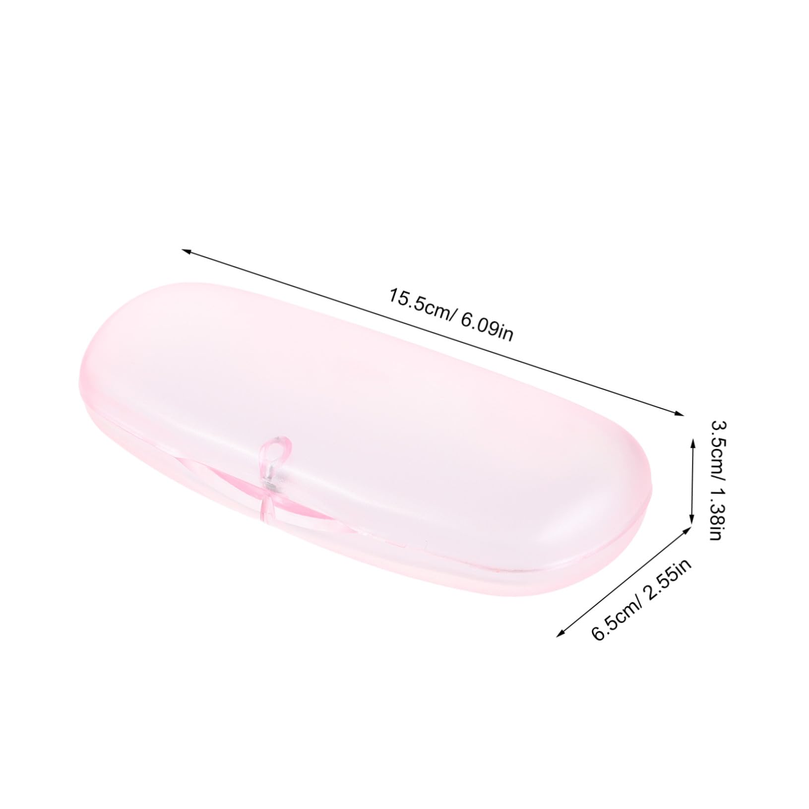 Hemobllo 10pezzi Scatola Porta Occhiali Trasparente Organizer Portatile per Occhiali Custodia Protettiva in Antiurto per Viaggi e Uso Quotidiano