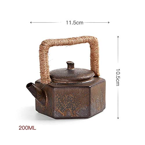 Con burbujas desmontables, tetera, tetera caliente, máquina de té perfecta, tetera, hervidor de cerámica, fabricación de… - Imagen 3