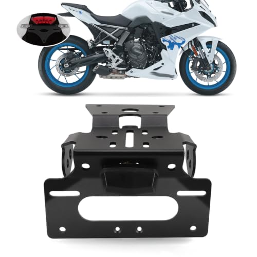 DOMOPAY For GSX-8S GSX-8R gsx-8s gsx-8r 2026 2025 2024 ���C�g��̌^�����i���o�[�v���[�g�t���[���A���A�V���[�g�i���o�[�v���[�g�z���_�[���t���u���P�b�g (�X�^�C��2,�V���[�g�e�[�������v�{���F�i���o�[
