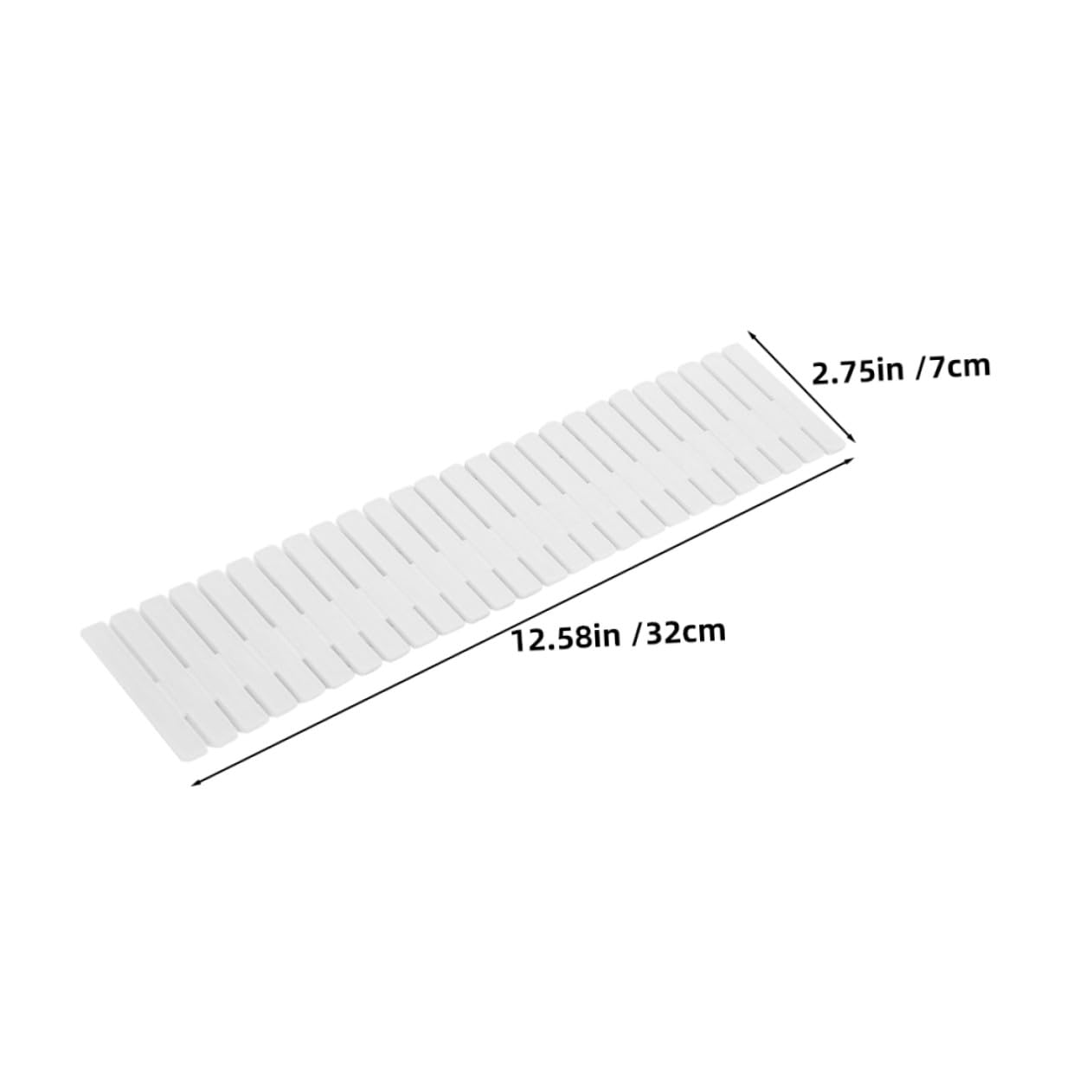 Gatuida 16 Pezzi Organizzatori Cassetto Regolabili Separatore Bianco Flessibile per Biancheria Intima Calze Sciarpe e Trucco con Layout Griglia DIY per Cucina Bagno e Camera da Letto